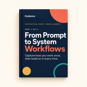 From Prompt to System — Workflows (Part 1/3)